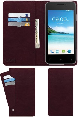 ACM Flip Cover for Lava A32(Maroon, Cases with Holder, Pack of: 1)