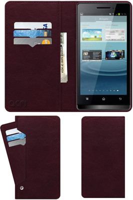 ACM Flip Cover for Karbonn Smart A7 Star(Maroon, Cases with Holder)