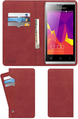 ACM Flip Cover for Videocon V40ue(Pink, Cases with Holder, Pack of: 1)