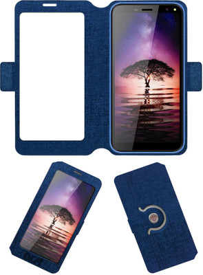 ACM Flip Cover for I Kall K7(Blue, Cases with Holder) Flipkart
