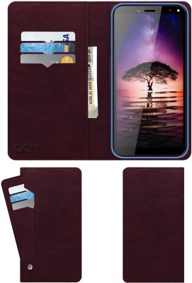 ACM Flip Cover for I Kall K7(Maroon, Cases with Holder, Pack of: 1)