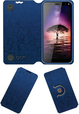 ACM Flip Cover for I Kall K7(Blue, Cases with Holder) Flipkart
