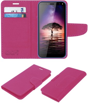 ACM Flip Cover for I Kall K7(Pink, Cases with Holder, Pack of: 1)