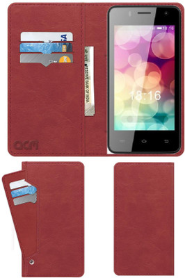 ACM Flip Cover for Intex Aqua Y2 Ips(Pink, Cases with Holder, Pack of: 1)