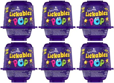 

Cadbury Dairy Milk Lickables POP Chocolate 20gm Brittles(Pack of 6, 120 g)
