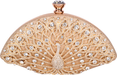 

Butterfly Bags Casual Gold Clutch