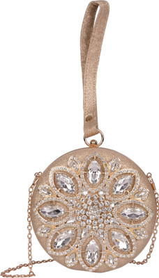 

Butterfly Bags Party Gold Clutch