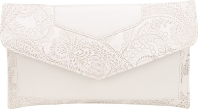 

zilleria Casual, Formal, Party White Clutch