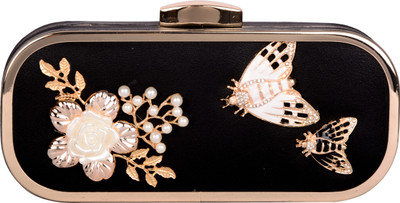

Butterfly Bags Casual Black Clutch