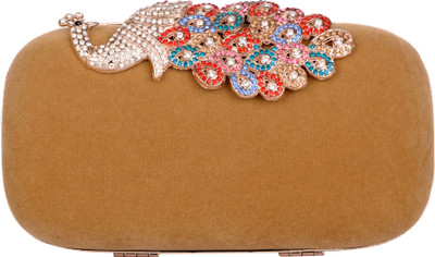 

Butterfly Bags Casual Gold Clutch