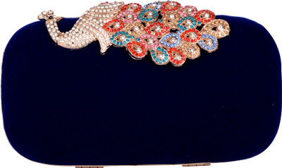 

Butterfly Bags Casual Blue Clutch