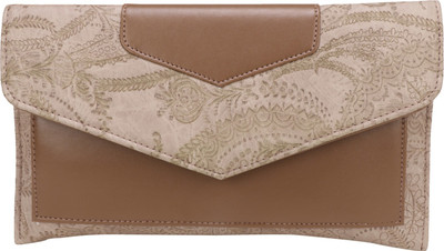 zilleria Casual, Formal, Party Brown Clutch