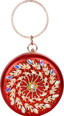 

Butterfly Bags Party Red Clutch