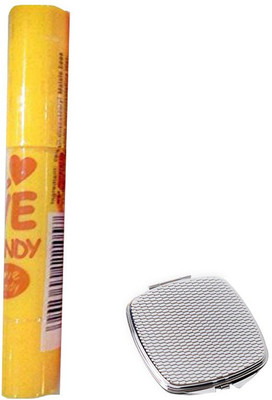 Half N Half Love Candy Lip Balm Mango with Compact Mirror(Set of 2)