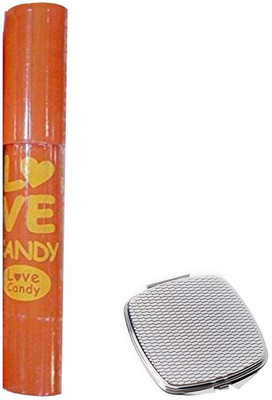 

Half N Half Love Candy Lip Balm Orange with Compact Mirror(Set of 2)