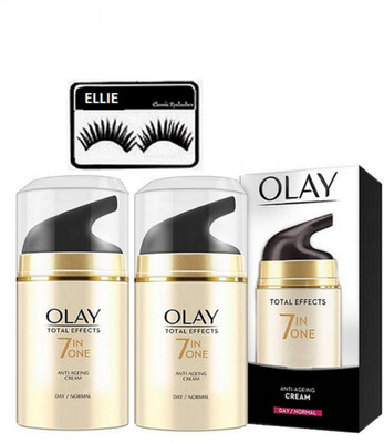 

ellie Eyelashes,Olay Total Effect 7 In 1 Day Cream(pack of 2)(Set of 3)(Set of 3)