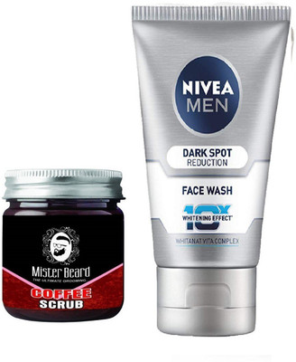 

MISTER BEARD COFFEE SCRUB WITH DARK SPOT FACEWASH(Set of 2)