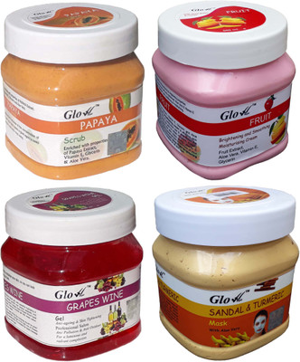 

Glow Right JASHM SPECIAL FACIAL SET VIII(Set of 4)