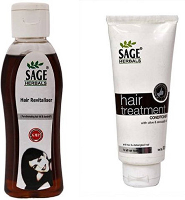 

Sage Herbals Combo Of Hair Revitaliser & Hair Conditioner (Set of 2)(Set of 2)