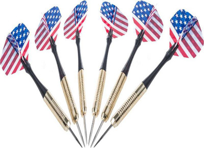 

Hipkoo AIR Steel Dart With Steel Tip (Pack of 6) Steel Tip Dart(Multicolor, Pack of6)