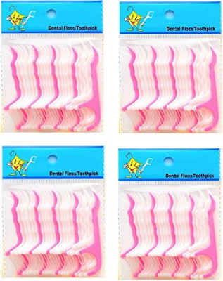 

TASHKURST Oral Care Dental Floss Toothpick Floss tooth pick 4 unit(11.5 cm, Pack of 96)