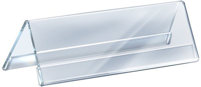 topmost 1 Compartments acrylic office desk name plate(transparent)