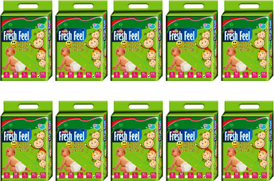 

Fresh Feel XXL Pant Diaper(140 Pieces)Set of 10 Packets - XXL(140 Pieces)