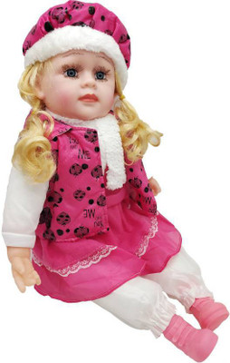 

Kiskeya Princess Pink Cute Baby Girl Musical Doll(Pink)