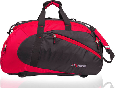 

Istorm Jet Duffel Red & Black Travel Duffel Bag(Red, Black), Black;red