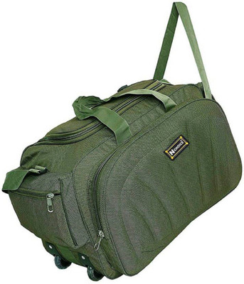 

N Choice (Expandable) green Duffel Strolley Bag(Green)
