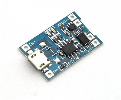 

Pinchdart 5V 1A TP 4056 18650 Lithium Battery Charging Board Module Electronic Components Electronic Hobby Kit