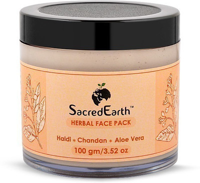 

SacredEarth Herbal Face Pack - With Haldi, Chandan and Aloe Vera(100 g)