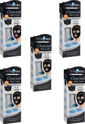 Vihado CHARCOAL PEEL OFF MASK 130g (pack of 5)(130 g)