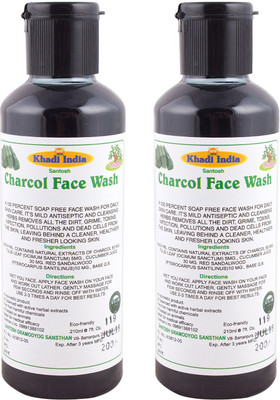 

Khadi India Charcol Face Wash (Pack of 2x210 ml) Face Wash(210 ml)
