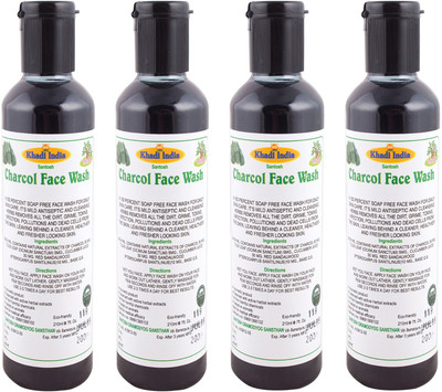 

Khadi India Charcol Face Wash (Pack of 4x210 ml) Face Wash(210 ml)