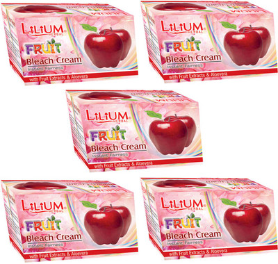 

Lilium Herbal Fruit Instant Fairness Bleach Cream Pack of 5(10 g)