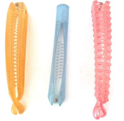 

Fashionable SET OF 3 DIFFERENT LOOK Banana Clip(Multicolor)
