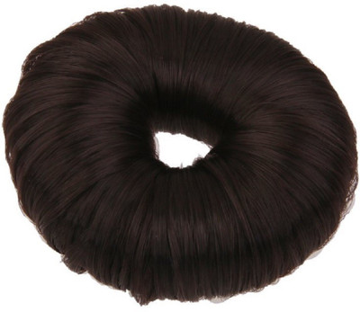 

S R Enterprises Hair Accessories set of 1pcs ! important fashion Hair Donut Bun Maker Brown Hair Accessory Set(Black)