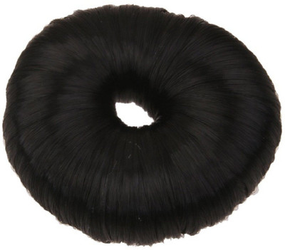 

S R Enterprises Hair Accessories set of 1pcs ! important fashion Hair Donut Bun Maker Black Hair Accessory Set(Black)