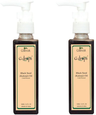 

G Drops Black Seed(kalonji) Oil Combo(2x100ml) Hair Oil(200 ml)