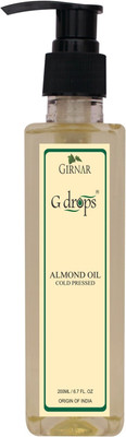 

G Drops Almond Oil Cold Pressed 200ml Hair Oil(200 ml)