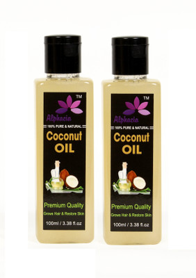 

Alphacia 100% Natural Coconut Hair Oil (200Ml) Hair Oil(200 ml)