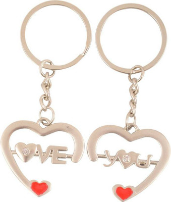 Sullery Couple Broken Heart Love you Arrow Keychain Of 2 Set Key Chain