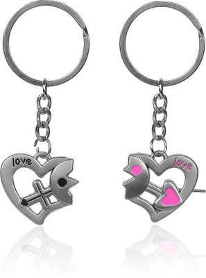 Sullery Couple Broken Heart Arrow Love You Of 2 Set Key Chain