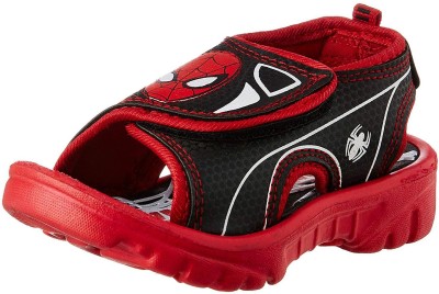 

Spiderman Boys Velcro Strappy Sandals(Red, Black red