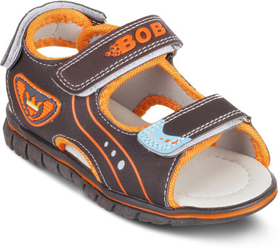 

KITTENS Boys Velcro Flats(Orange
