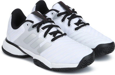 

ADIDAS Boys & Girls Lace Running Shoes(Black, Ftwwht/msilve/cblack