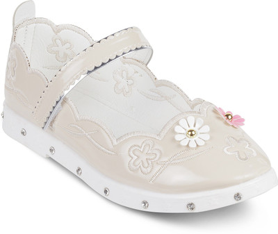 

KITTENS Girls Slip on Ballerinas(Beige