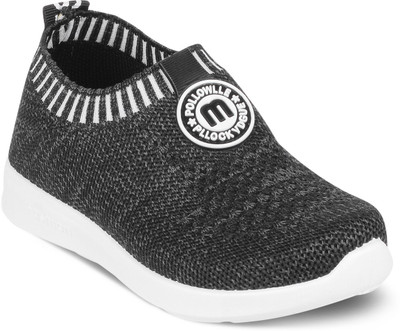 

KITTENS Boys Slip on Sneakers(Black
