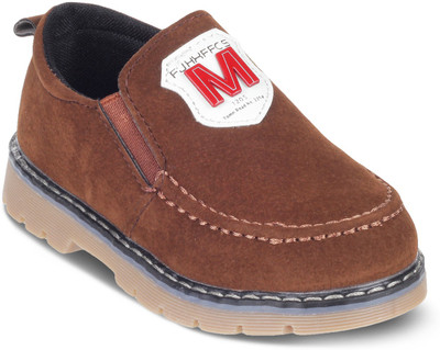 

KITTENS Boys Slip on Sneakers(Brown